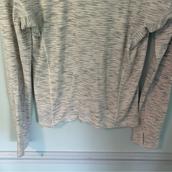 Lululemon Space Dye Gray Meant To Move Long Sleeve Athletic Top Size 6 - Picture 5 of 12